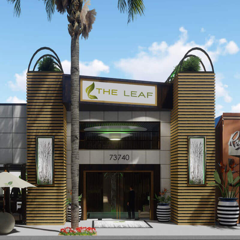 The Leaf El Paseo Dispensary located in Palm Desert, CA