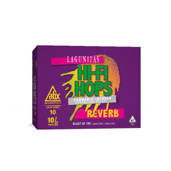 Lagunitas Hi-Fi Hops Cannabis-Infused Sparkling Water - REVERB Lagunitas Hi-Fi Hops Cannabis-Infused Sparkling Water - REVERB